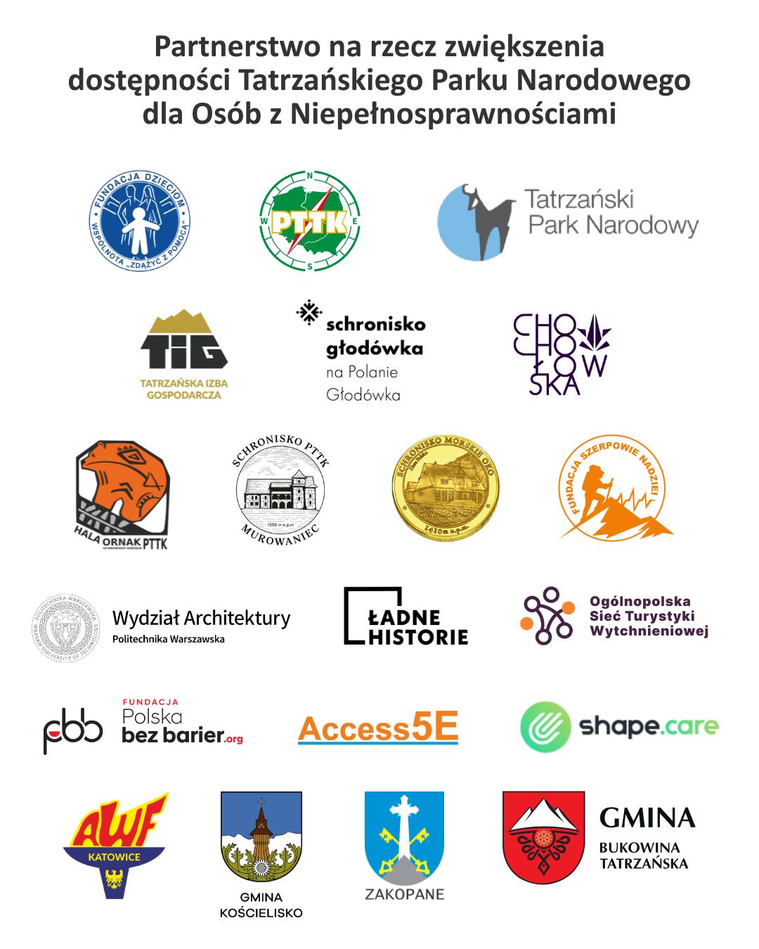 Partnerstwo na rzecz dostępności Tatrzańskiego Parku Narodowego