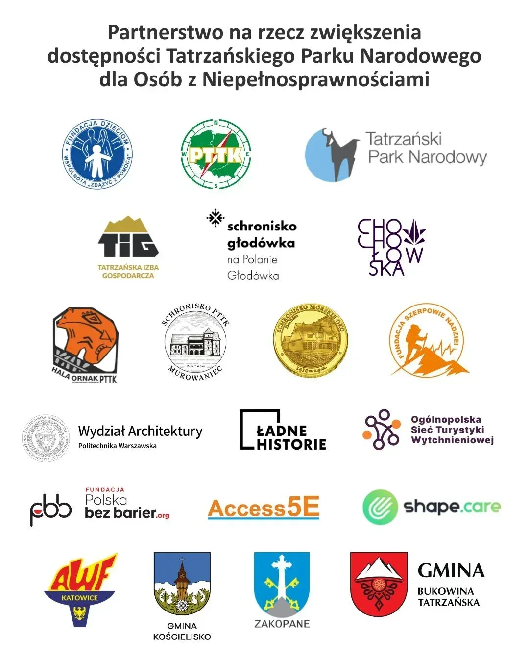 Partnerstwo na rzecz dostępności Tatrzańskiego Parku Narodowego