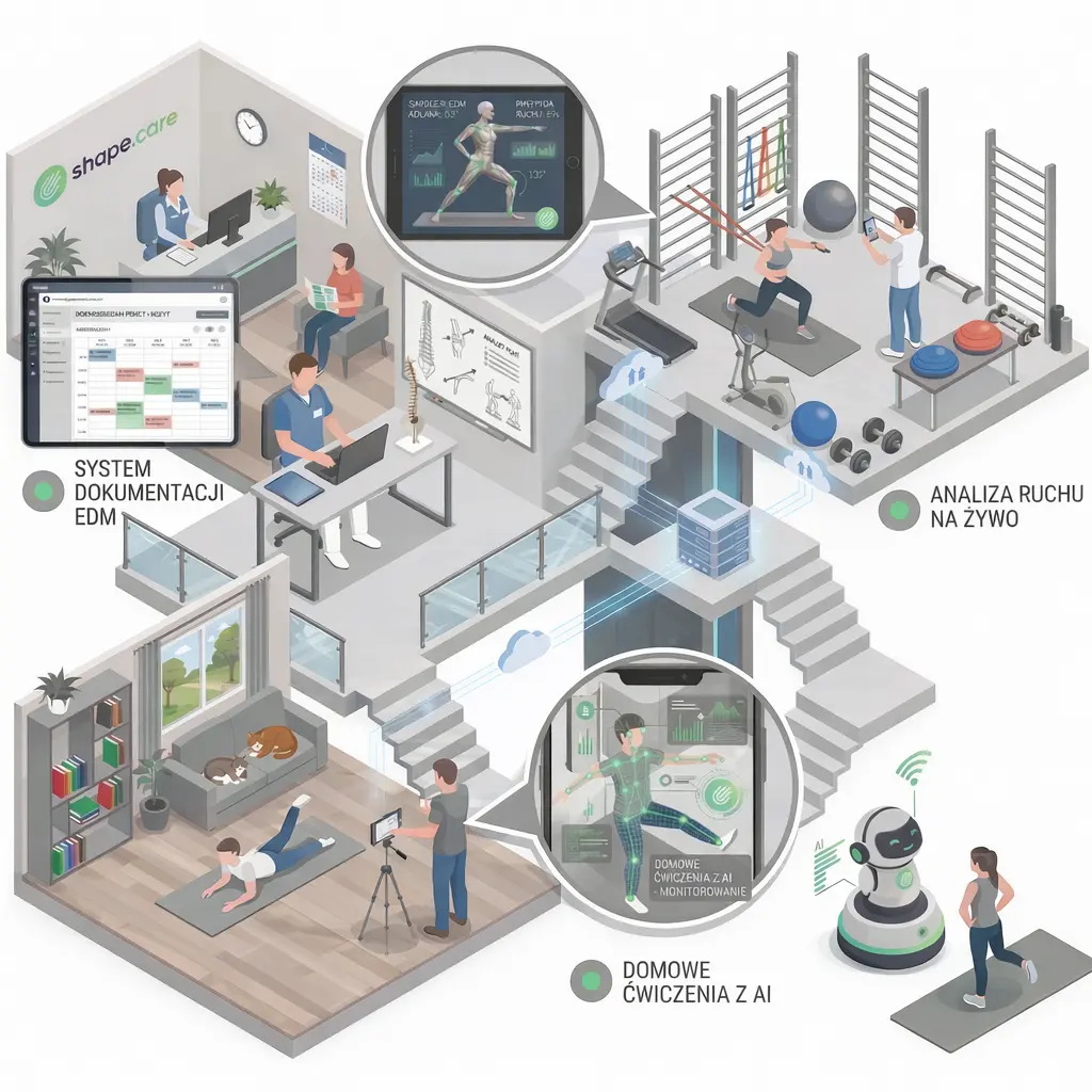 Kompletny ekosystem<br/>dla rehabilitacji